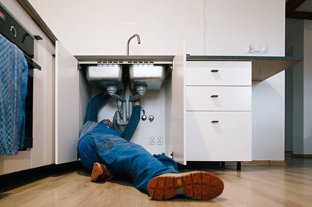 Professional Drain Cleaning technician working in Irondale, OH
